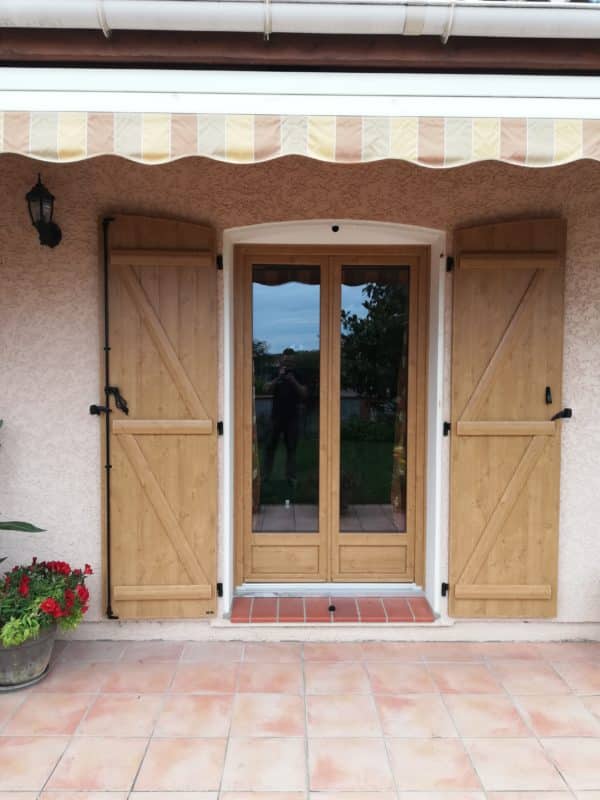 Porte Fenêtre PVC Teintée Bois Toulouse