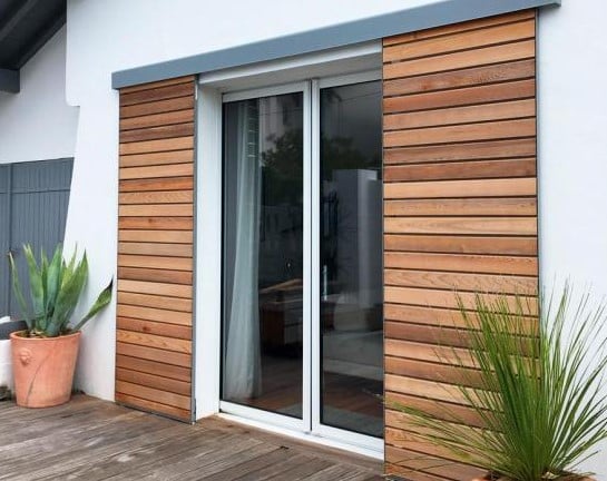 volets coulissants mixte sur mesure